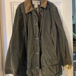 LL Bean corduroy barn coat
